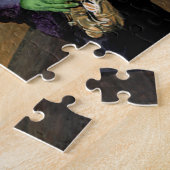Fantasy Jazz Musicians Kunst Grote puzzel Legpuzzel (Zijkant)
