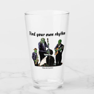 Fantasy Jazz Musicians Music Art Drink Glass Glas