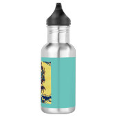 Fantasy Kaiju Anime - Houtsnede 1 Waterfles (Rechts)