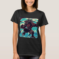 Fantasy Kaiju Anime - houtsnede 3
