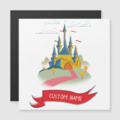 Fantasy Kasteel Aangepaste Tekst (Voorkant / Achterkant)