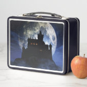 Fantasy kasteel in de nacht (In situ)