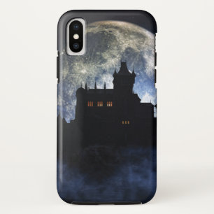 Fantasy kasteel in de nacht iPhone XS hoesje