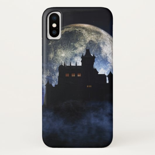 Fantasy kasteel in de nacht Case-Mate iPhone case (Achterkant)