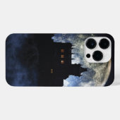 Fantasy kasteel in de nacht iPhone hoesje (Achterkant horizontaal)