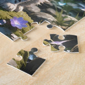 Fantasy Kat met Butterflies Jigsaw Puzzel (Zijkant)