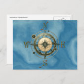 Fantasy (Keltisch) Compass Design Briefkaart (Voorkant / Achterkant)