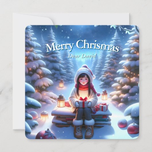 Fantasy kerstkaart (Voorkant)