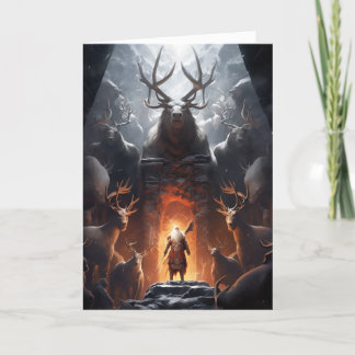 Fantasy Kerstmis Kaart