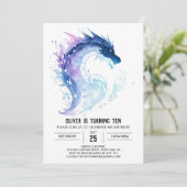 Fantasy Kinderen Dragon Adventure Verjaardag Kaart (Staand voorkant)