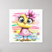 Fantasy Kip Canvas Afdruk (Voorkant)