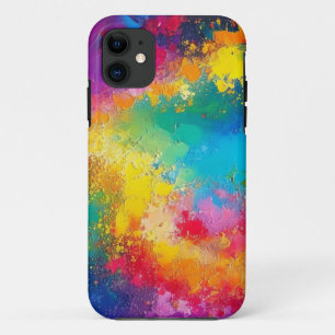 Fantasy Kleur Achtergrond Abstract Patroon iPhone 11 Hoesje