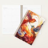 Fantasy kleurrijke vogel planner (Display)