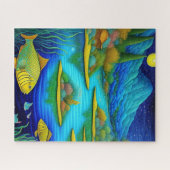 Fantasy Lake Fish Art Legpuzzel (Horizontaal)