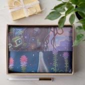 Fantasy Land Bloemen Design Decoupage Tissuepapier (Geschenk)