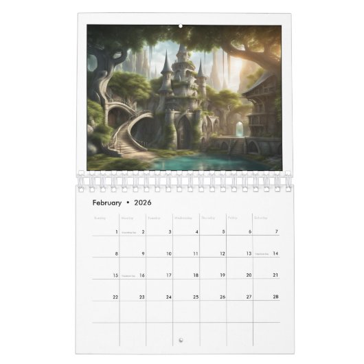 Fantasy Lands Kalender (Feb 2026)