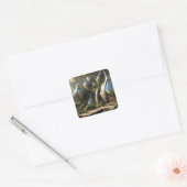 Fantasy Lands Vierkante Sticker (Envelop)
