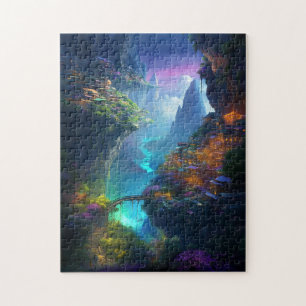 Fantasy Landscape Colorful Surreal Legpuzzel