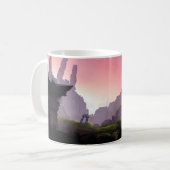 Fantasy Landscape Concept Art Mug Koffiemok (Voorkant links)