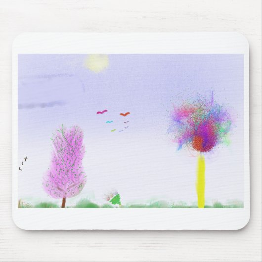 Fantasy Landscape Escape Mousepad Muismat (Voorkant)