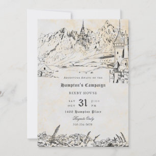 Fantasy Landscape Role Pspelen Game Campaign Kaart