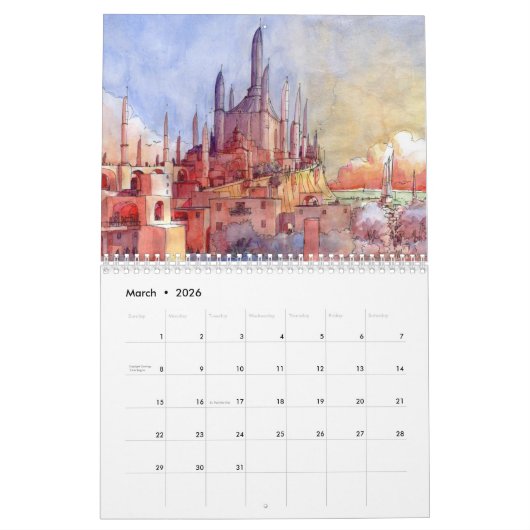 Fantasy Landscapes Kalender (Mar 2026)
