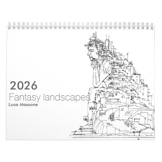Fantasy Landscapes Kalender (Hoes)