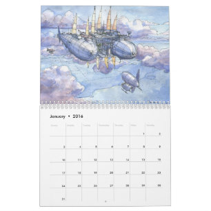 Fantasy Landscapes Kalender
