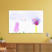 Fantasy Landschapsontsnapping Canvas Afdruk (Insitu (Woonkamer))