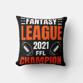 Fantasy League Champion Football 2021 Winner vinta Kussen