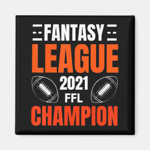 Fantasy League Champion Football 2021 Winner vinta Magneet