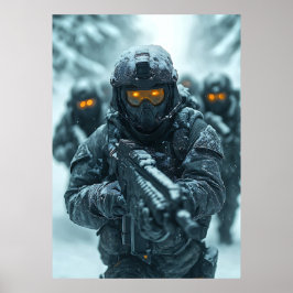 FANTASY LEGER IN KOELSTE GEBIED POSTER