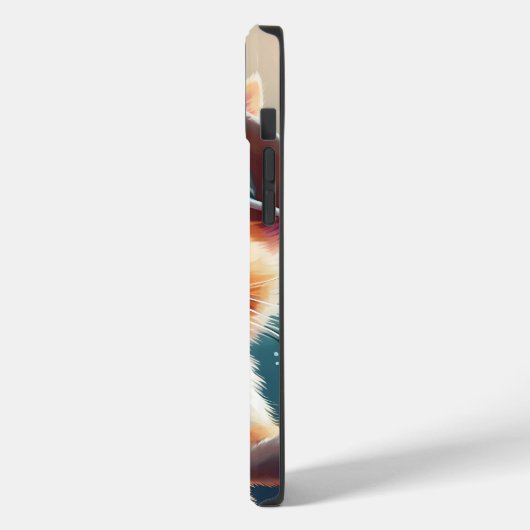 Fantasy Leuke Kat Vist Rod Case-Mate iPhone Case (Achterkant / Links)