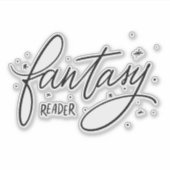Fantasy lezer sticker (Voorkant)