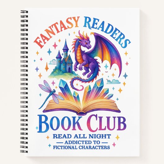 Fantasy Lezers Boekenclub.... Notitieboek (Voorkant)