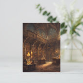 Fantasy Library Briefkaart (Staand voorkant)