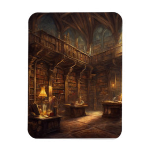 Fantasy Library Magneet