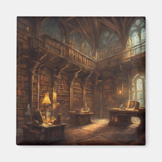 Fantasy Library Magneet