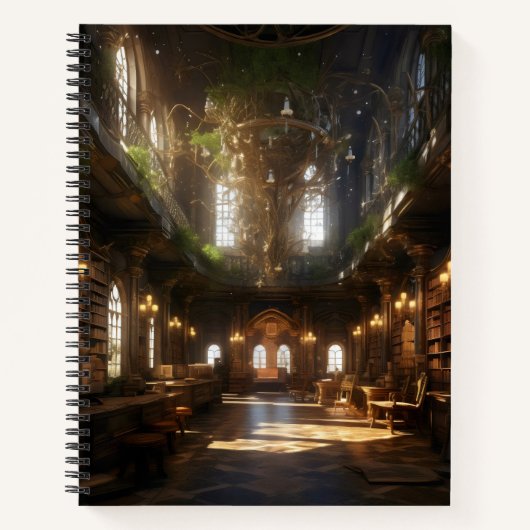 Fantasy Library Notitieboek (Voorkant)