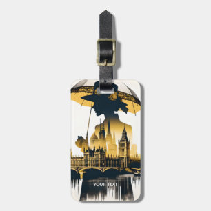 Fantasy Lieve Dame Oud Londen Bagagelabel