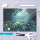Fantasy Lightening Bugs Forest Decoupage Tissuepapier (Craft)