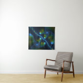 Fantasy Lights Abstract Blauw Groen Geel Fractal Wandkleed (In Situ (horizontaal))