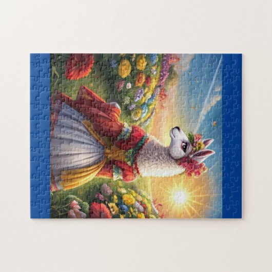 Fantasy Llama Legpuzzel (Horizontaal)