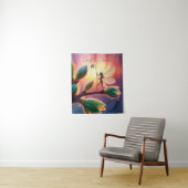 Fantasy macro photography of tiny forest sprite wandkleed (In situ)