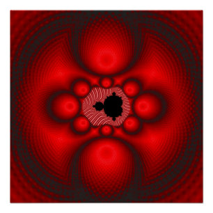 Fantasy Mandelbrot Fractal Afbeelding Perfect Poster