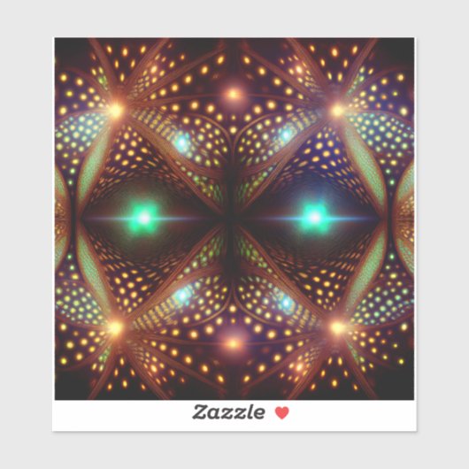 Fantasy Mandelbrot Fractal Sticker (Vel)