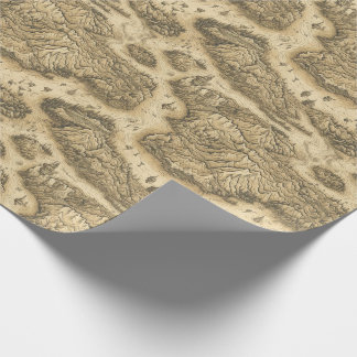 Fantasy Map Cartografie Oud handgemaakt papier