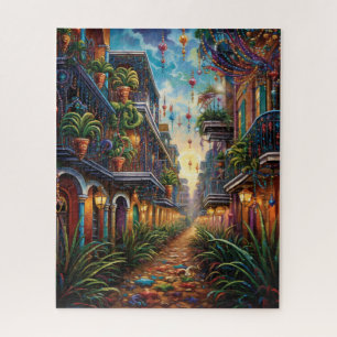 Fantasy Mardi Gras Kleuren Legpuzzel