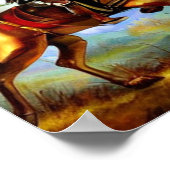 Fantasy Medieval Soldaat AI Digital Art Poster #01 (Hoek)