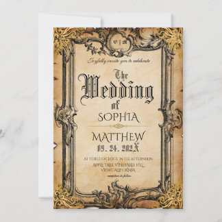 Fantasy Medieval Wedding Kaart